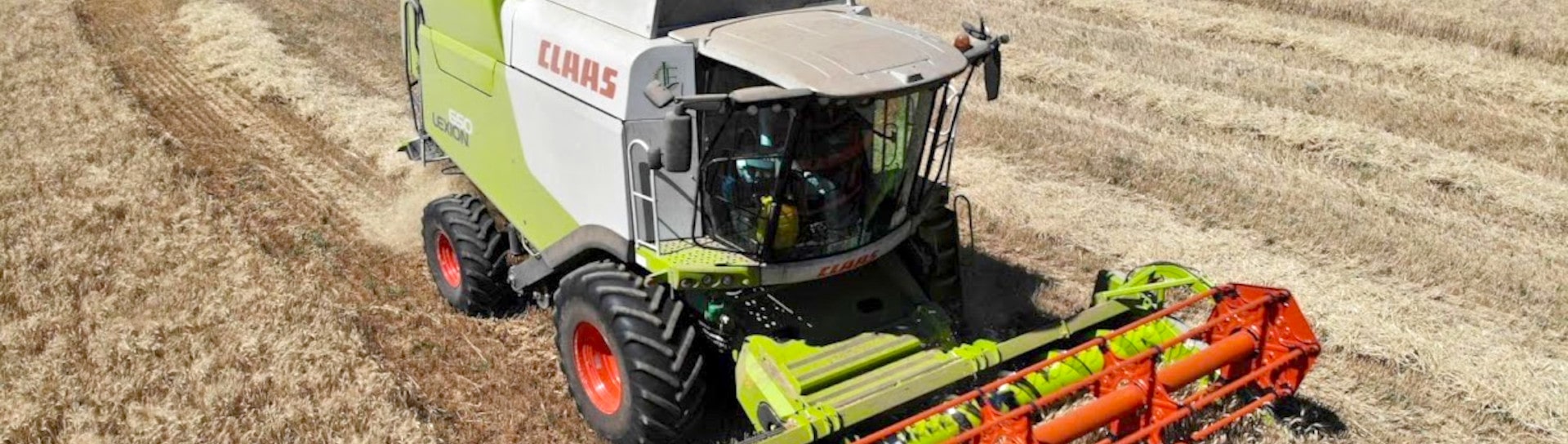 Javier Ferraz cosechando